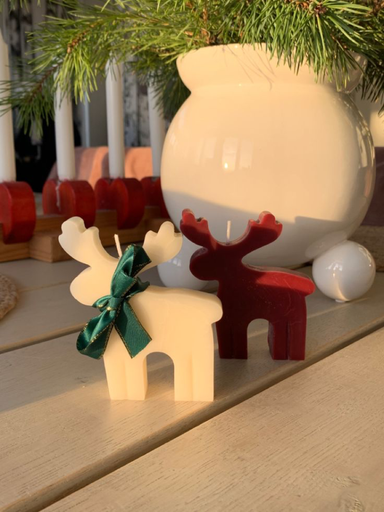 Reindeer candle